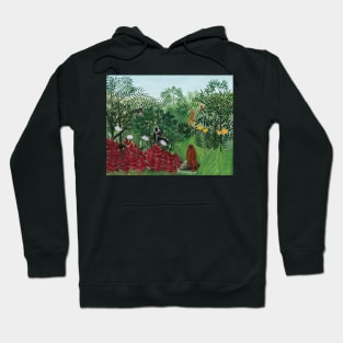 Tropical Forest with Monkeys, 1910 Hoodie